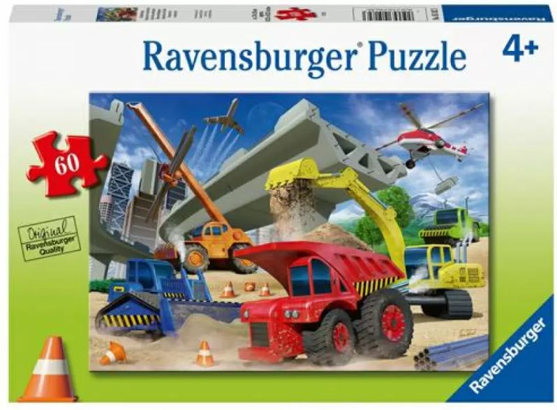 Casse-tête - Camions de construction 60pcs