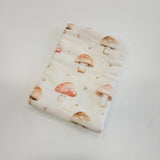 Oops - Mousseline de bambou-coton - Champignon Kawaii