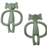 Pekaboo - Jouet de dentition - Éléphant sauge