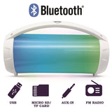 Lexibook - Enceinte bluetooth portable lumineuse avec micro iParty