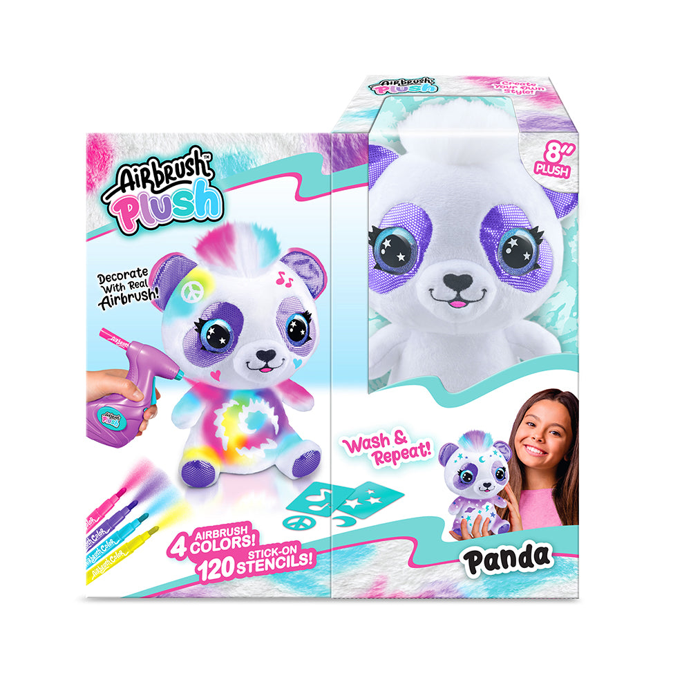 Airbrush - Peluche panda à colorer