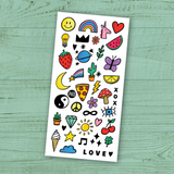 Tatouages temporaires - Les amusants doodles