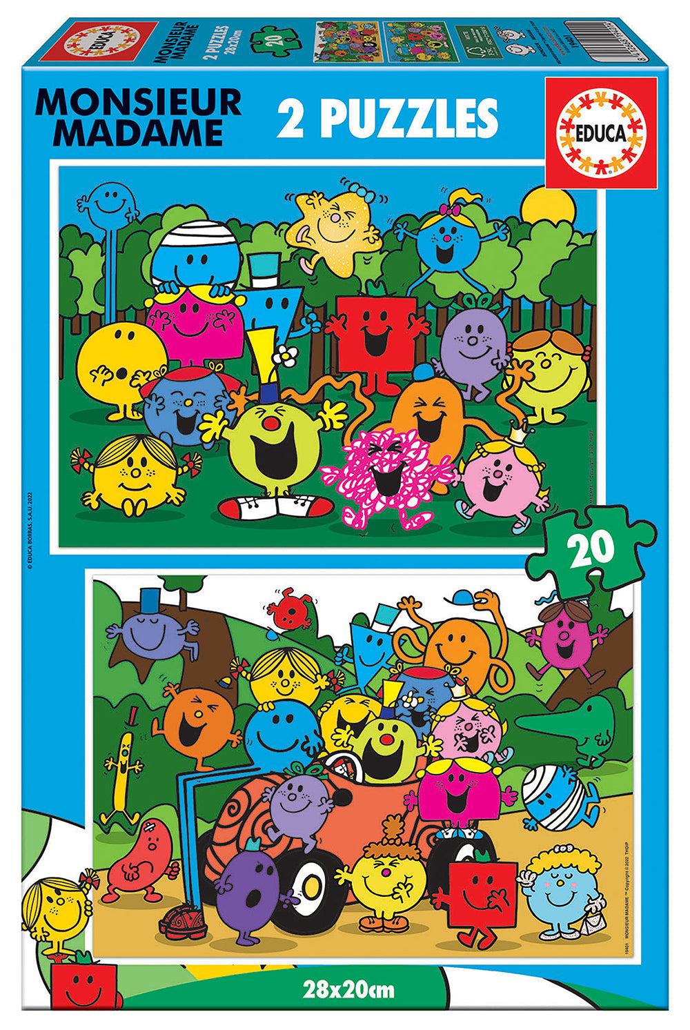 Educa - Casse-tête Monsieur Madame 2x20 pcs
