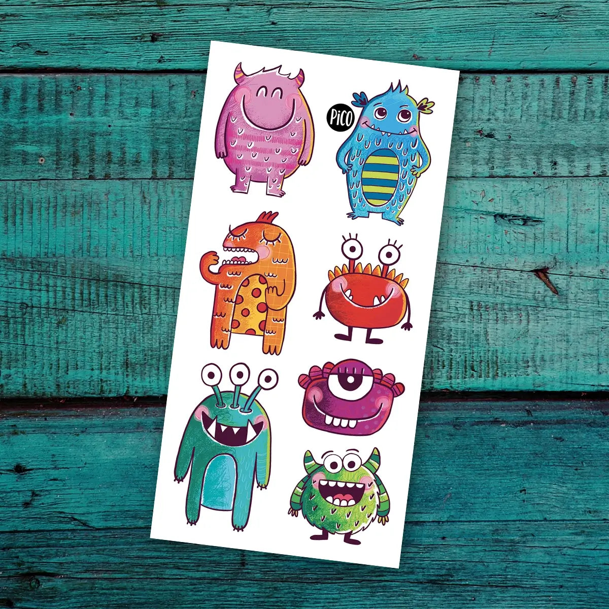 Tatouages temporaires - Les monstrueuses créatures