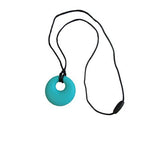 FDMT - Pendentif mâchouille - Cercle Turquoise