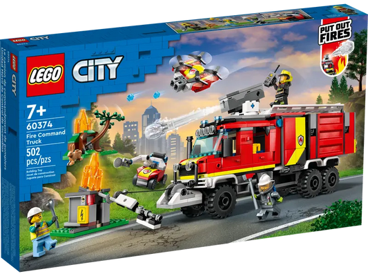 Lego - City - Camion de commandement de pompiers