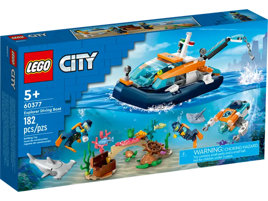 Lego - City - Bateau de plongée explorateur arctique