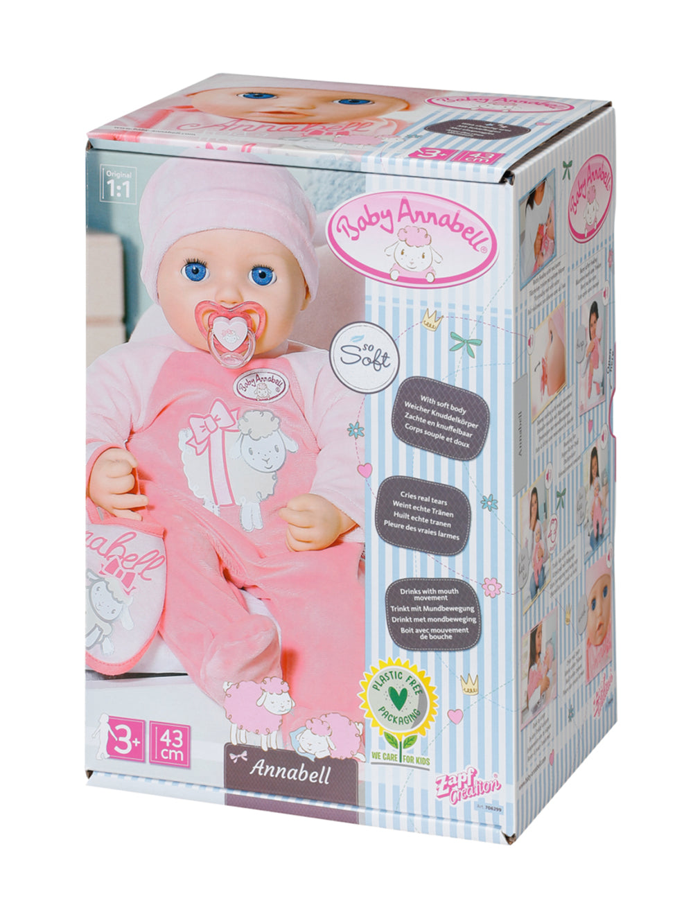 Baby Annabell - Poupée interactive 43 cm