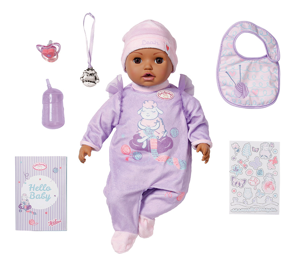 Baby Annabell - Poupée interactive Leah 43cm