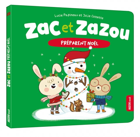 Auzou - Zac et Zazou préparent Noël