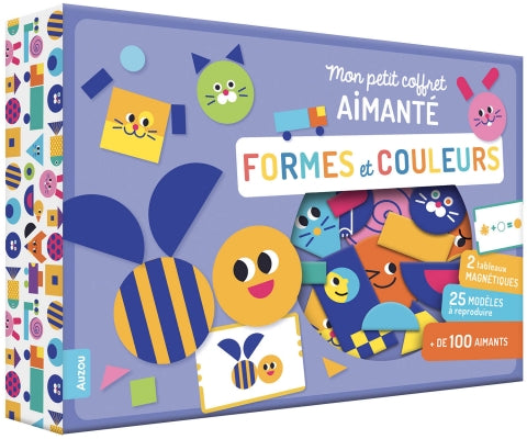 Auzou - MON PETIT COFFRET AIMANTÉ - FORMES ET COULEURS