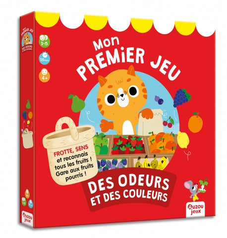 Auzou - Mon premier jeu des odeurs et des couleurs : frotte, sens et reconnais tous les fruits