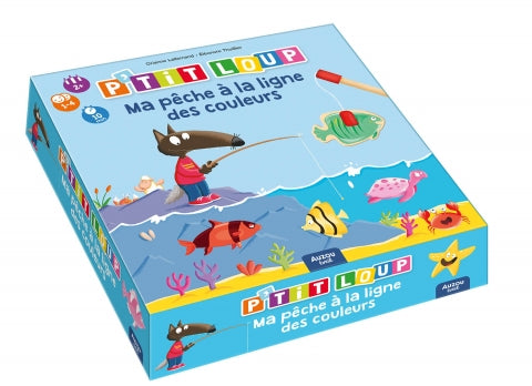 Auzou - Ma pêche à la ligne des couleurs P'tit Loup
