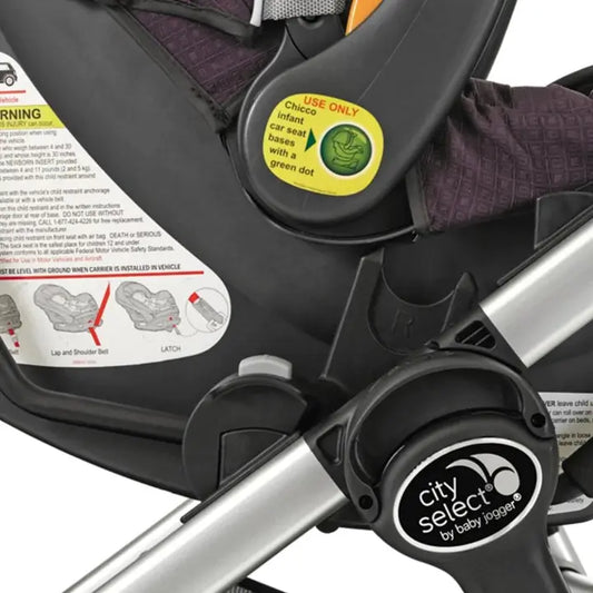 Baby Jogger - Adaptateur de siège auto pour poussette City Select 2 - Peg Perego, Chicco