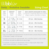 Bblüv - Sleëp - 3-in-1 convertible swaddle for sleep