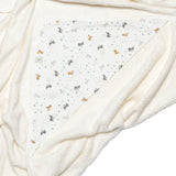 Perlimpinpin - Serviette de bain à capuchon en bambou - Souris