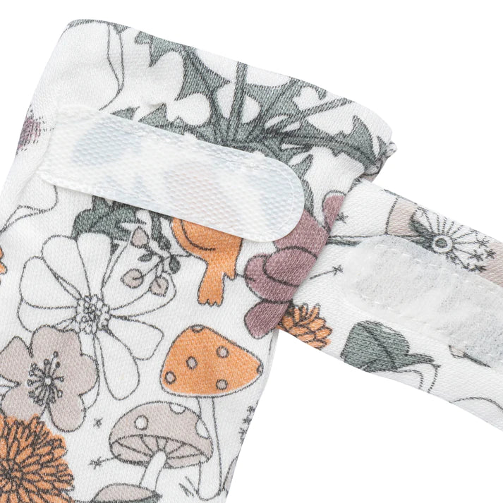Perlimpinpin - Mitaines nouveau-né en Bambou - Jardin Floral