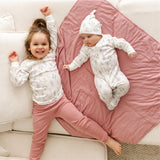 Perlimpinpin - Pyjama 2 pièces en bambou - Blé