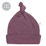 Perlimpinpin - Bonnet à noeuds en bambou 1/12$-2/19$ - Uni - Porto
