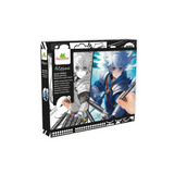 Sycomore - Artissimo - 10 Tableaux et marqueurs Manga - Héros Guerriers