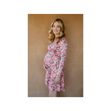 Rose Maternité - Robe Alexandrine 2.0 - Fleurie Rose
