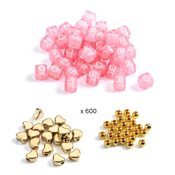 Djeco - Perles alphabet/Or