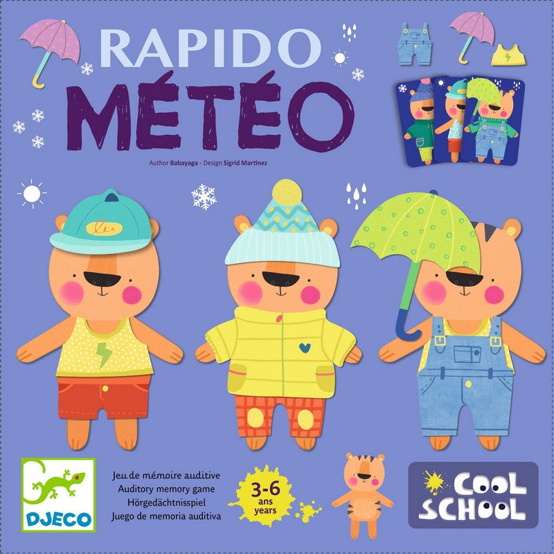 Djeco - Jeu de mémoire Rapido Météo