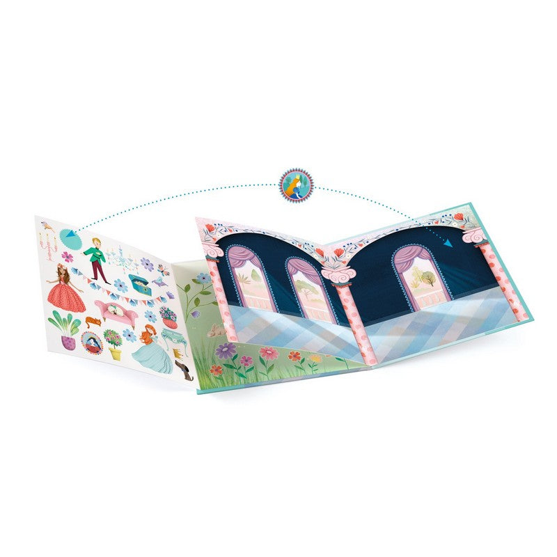 Djeco - Histoires de stickers/La vie au château