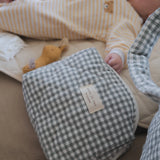 Dans le Sac - Pochette Mama - Gingham Sauge
