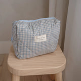 Dans le Sac - Mama Pouch - Gingham Blue