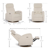 Jaymar BB - Hailey - Fauteuil inclinable, berçant et pivotant