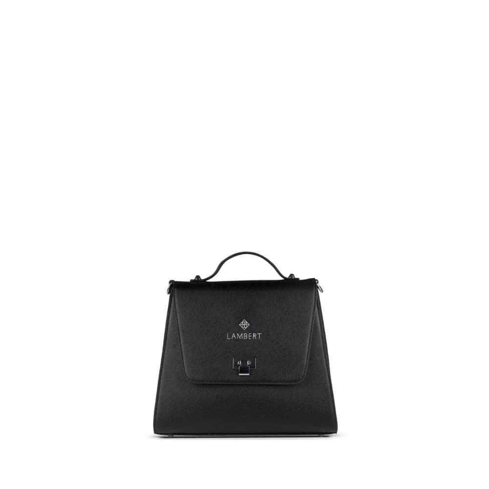 Le Elie - Sac à main en 3-en-1 en cuir vegan noir