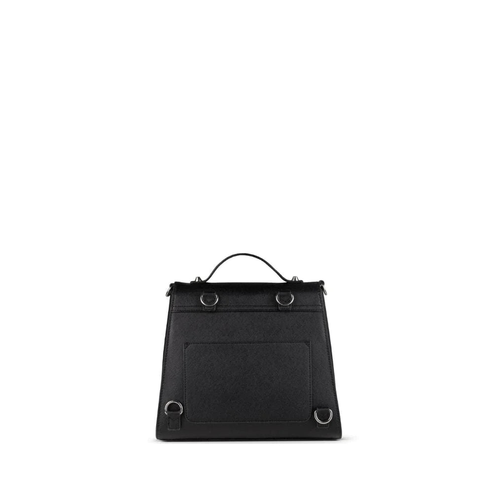 Le Elie - Sac à main en 3-en-1 en cuir vegan noir