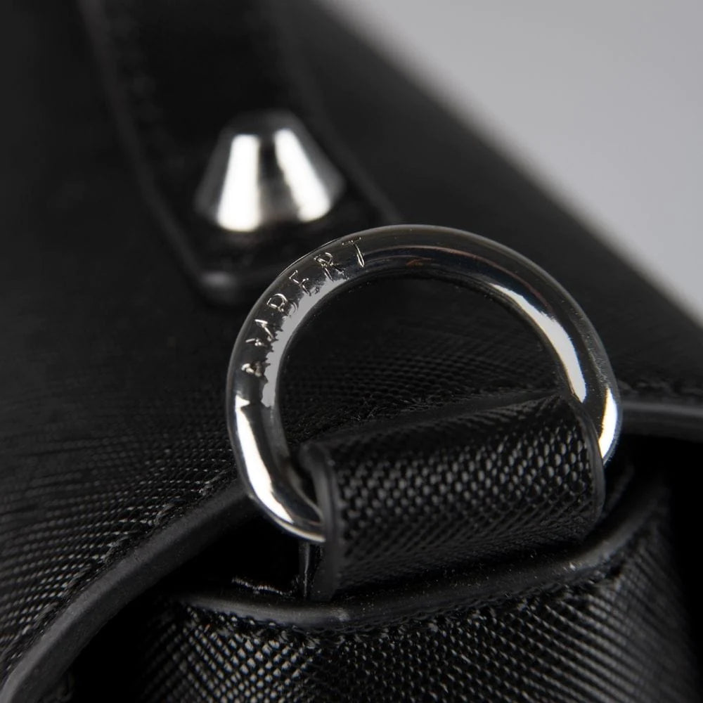Le Elie - Sac à main en 3-en-1 en cuir vegan noir