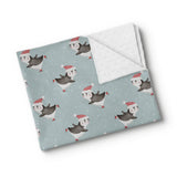 Oops - Couverture Minky - Glissade sur glace