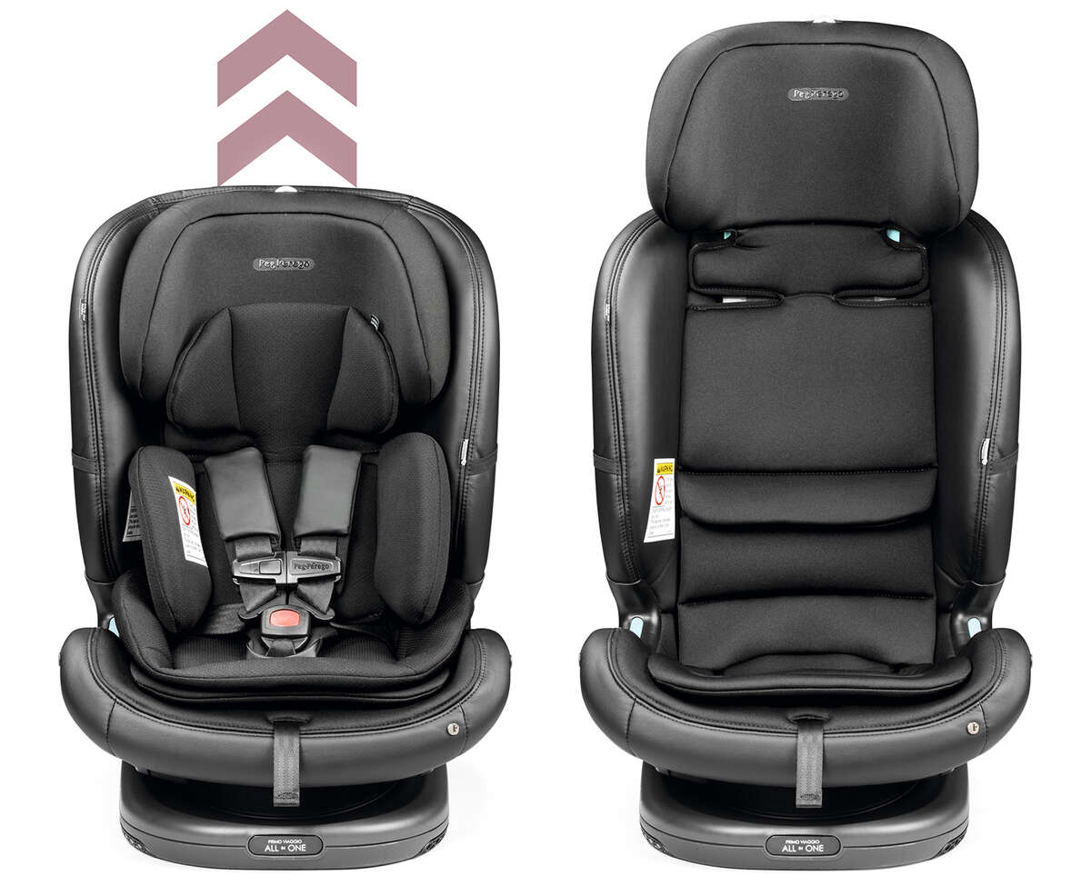 Peg Perego - Siège d'auto convertible All-in-One - Crystal Black