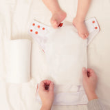 La Petite Ourse - Bambou - Feuillets de fond de couche (100 feuilles)