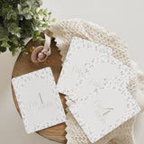 Les Collections Malie - Cartons "Moisniversaires" - Fleurs vertes