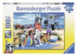 Casse-tête - Pas de chien sur la plage 100pcs