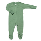Perlimpinpin - Pyjama en bambou - Uni - Vert Chasseur