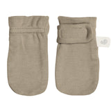 Perlimpinpin - Mitaines nouveau-né Bambou UNI - Taupe