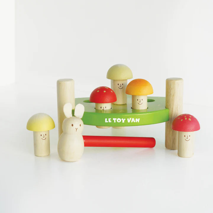 Le toy Van - Jeu de Marteau "Messieurs Champignons"