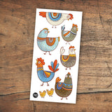Pico - Tatouages temporaires - Pauline la poule