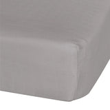 Perlimpinpin - Drap contour en bambou - Uni - Taupe