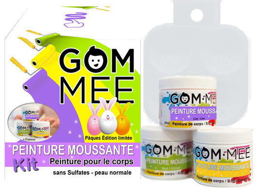 GOM-MEE - Boîte cadeau de peinture moussante - Édition Limités Pâques