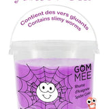 GOM-MEE - Seau de slime moussante - Rhume d'araignée + Vers gluants