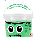 GOM-MEE - Seau de slime moussante - Rhume de Frankenstein + Vers gluants