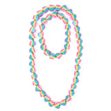 Great Pretenders - Ensemble collier et bracelet Feart of many colours