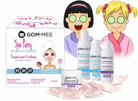 GOM-MEE - Kit spa party soin du visage pour 5 enfants
