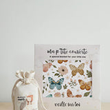 Veille sur toi - My little blanket - The flock of butterflies
